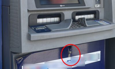 ATM’nin anahtarını üstünde unuttular!