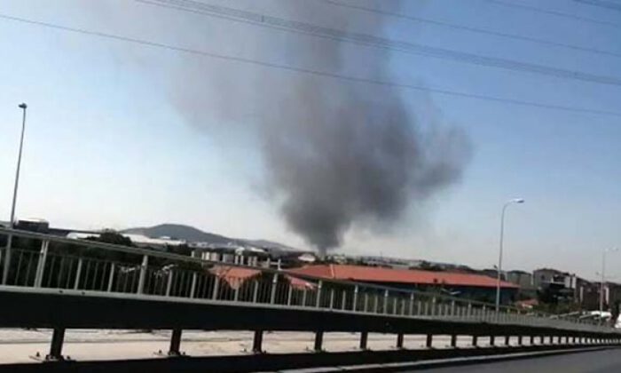 Tuzla’da yangın, çok sayıda itfaiye ekibi sevk edildi