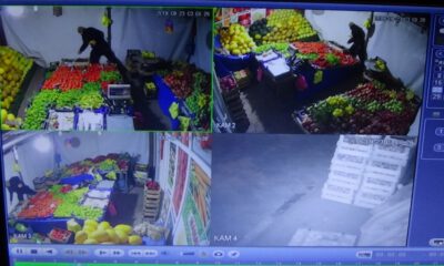 Birer Gün Arayla 3 Kez Aynı Manavı Soyan Hırsız Kameralara Yakalandı