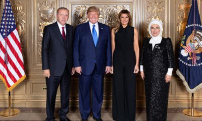 Cumhurbaşkanı Erdoğan, Trump tarafından verilen resepsiyona katıldı