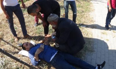 Yola Yağ Döküldü, Araçlar Birbirine Girdi: 1 Yaralı