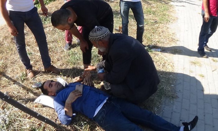 Yola Yağ Döküldü, Araçlar Birbirine Girdi: 1 Yaralı