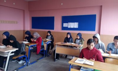 Öğrenciler Mehmetçik’e Fetih Suresi Okuyarak Dua Ettiler