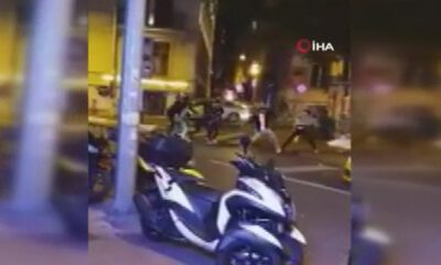 Beyoğlu’nda meydan kavgası kamerada