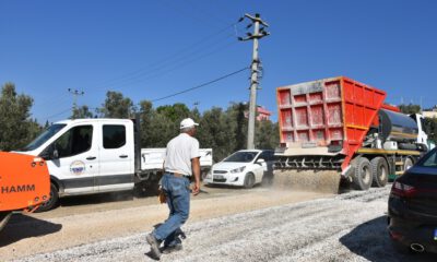 Gemlik’te Yol Çalışmaları Sürüyor