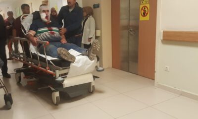 Kopan Vincin Demiri Suratına Çarptı
