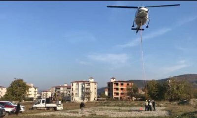 İznik Semalarında Uçan Helikopterin Esrarı Çözüldü