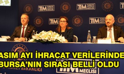 İhracatta Bursa’nın Sırası Belli Oldu