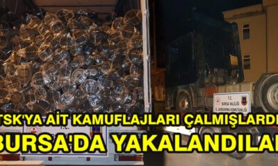 TSK’ya Ait Kamuflajları Çalmışlardı, Bursa’da Yakalandılar