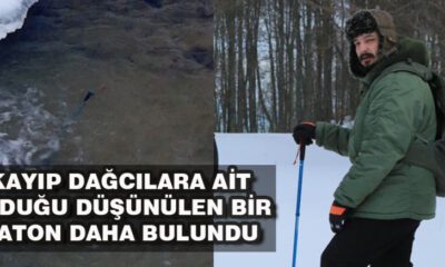 Kayıp Dağcılara Ait Olduğu Düşünülen Bir Baton Daha Bulundu