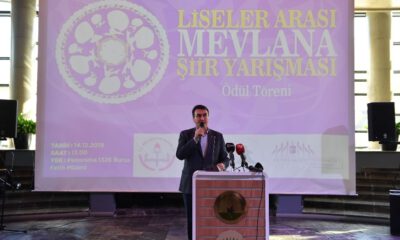 Mevlânâ Şiir Yarışmasında Ödüller Sahiplerini Buldu