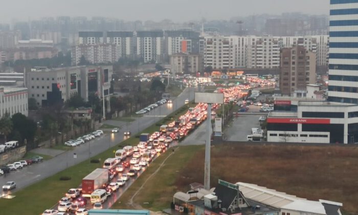 Bursada Trafik Resmen Durdu