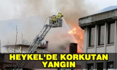 Heykel’de Korkutan Yangın