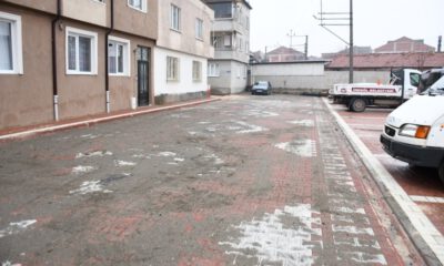 İnegölde Ülker Sokak Yeni Görünümüne Kavuştu