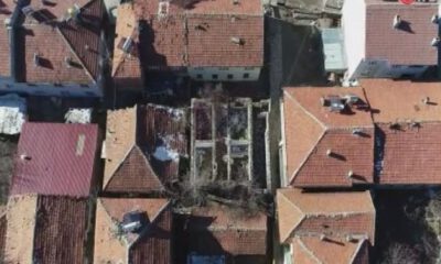 Depremin merkez üssü Sivrice havadan görüntülendi