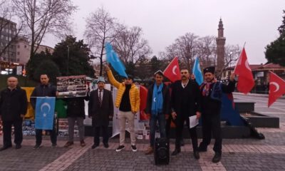 Bursada Çinin Doğu Türkistan Politikaları Protesto Edildi