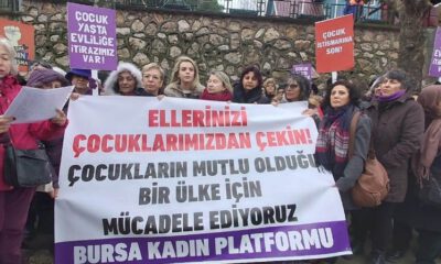 Bursa Kadın Platformu Cinsel İstismara Karşı Toplandı