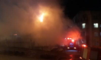 Bursa’da 5 katlı apartmanda korkutan yangın