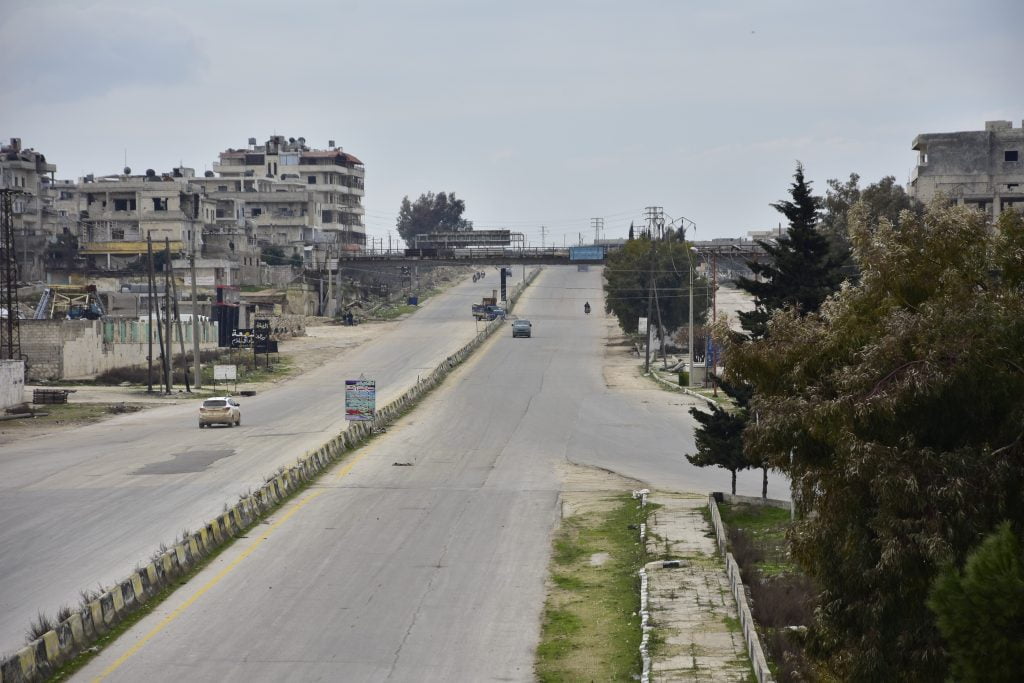 M4 karayolu böyle görüntülendi