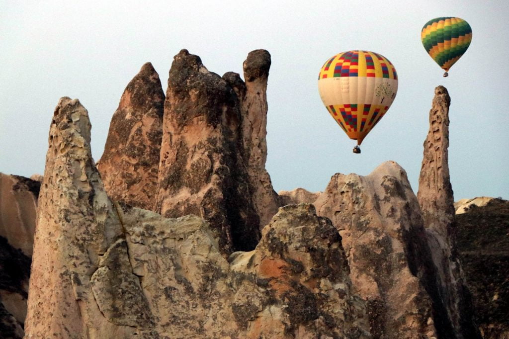 Kapadokya’da balon turları korona virüse takıldı