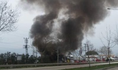 Bursa’da korkutan yangın