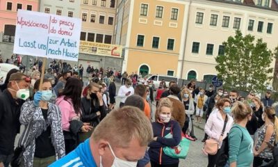 Polonya’da Almanya protestosu