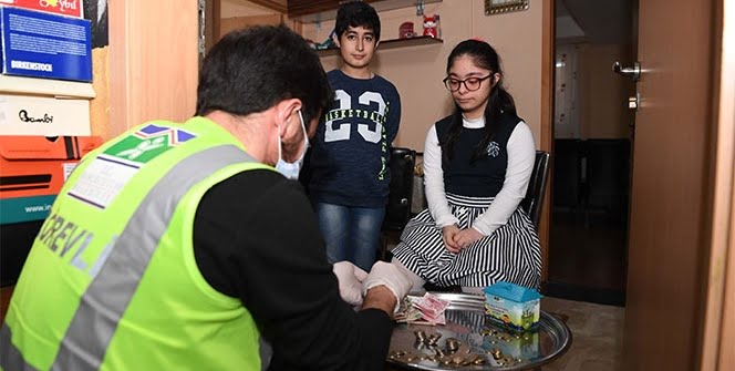 Down Sendromlu Busenur’dan örnek davranış