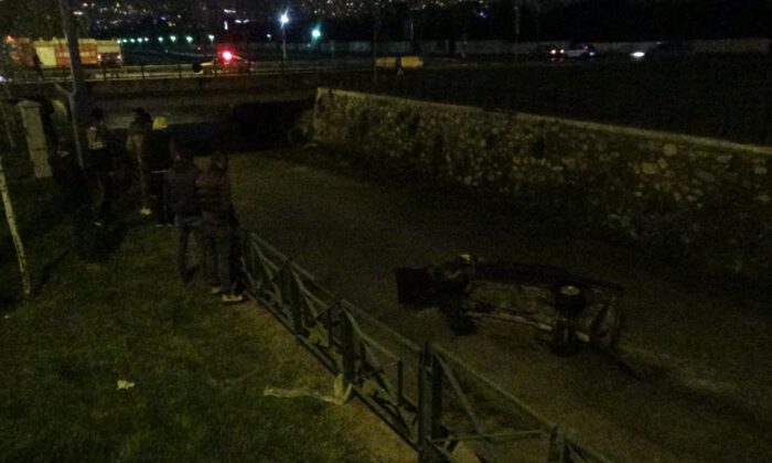 Bursa’da otomobil dereye uçtu: 3 yaralı