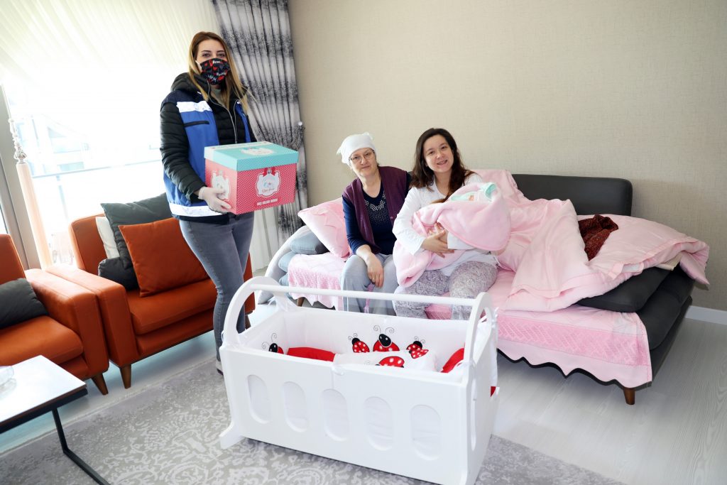 Mudanya’nın ‘Uğur Böceği’ projesinden hoş geldin sürprizi