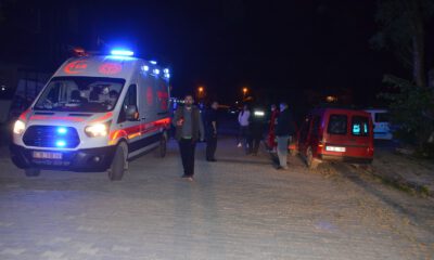 Köpek saldırısından kaçarken kaza yaptılar