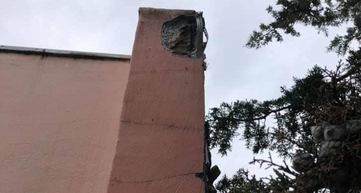 Bursa’da villaya yıldırım düştü