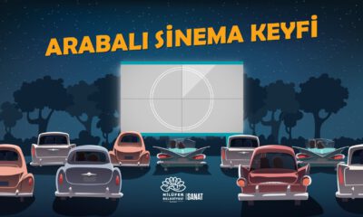 Nilüfer’de arabalı sinema keyfi