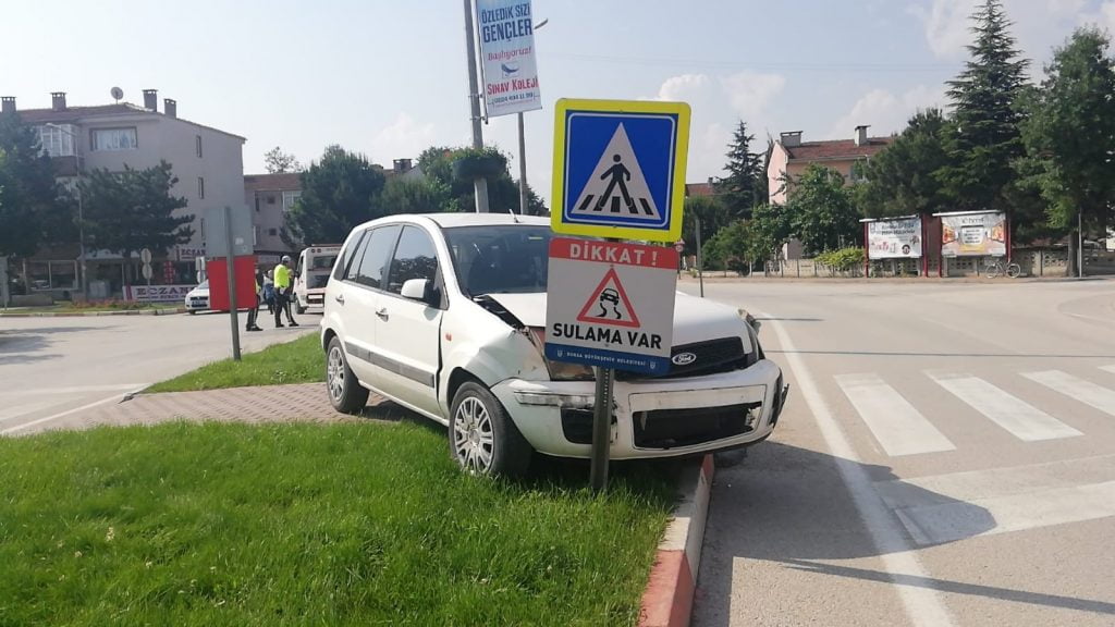 Bursa’da yürekleri ağza getiren kaza