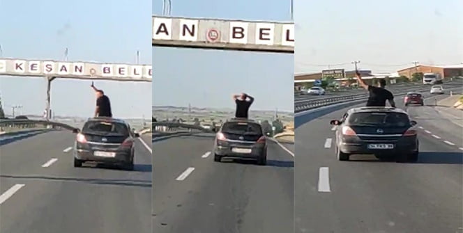 Edirne’de şoke eden görüntü!