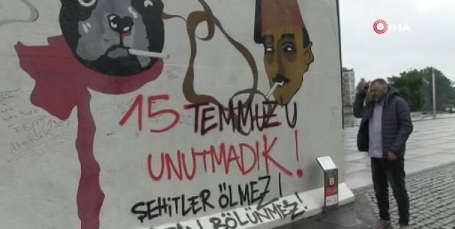 Berlin Duvarına 15 Temmuz imzası