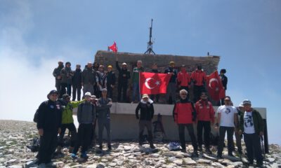Doğa tutkunlarından 15 Temmuz zirvesi