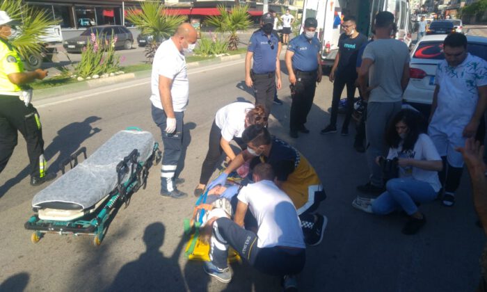 Yaya geçidinde çarpıp kaçtı ama…