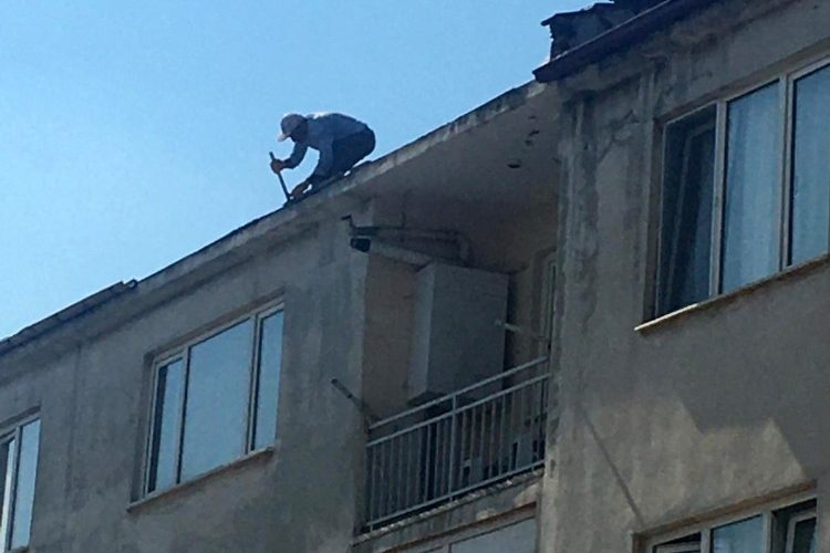 Bursa’da görenlerin yüreği ağzına geldi