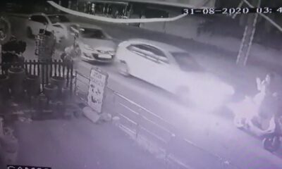 Alkollü sürücünün dehşet saçtığı anlar güvenlik kamerasında