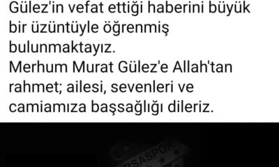 Bursaspor’un eski Başkanı Murat Gülez vefat etti