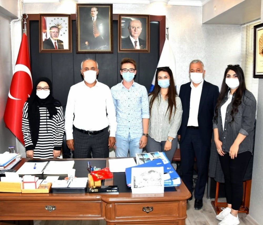 Öğrencilerden Başkan Aydın’a teşekkür