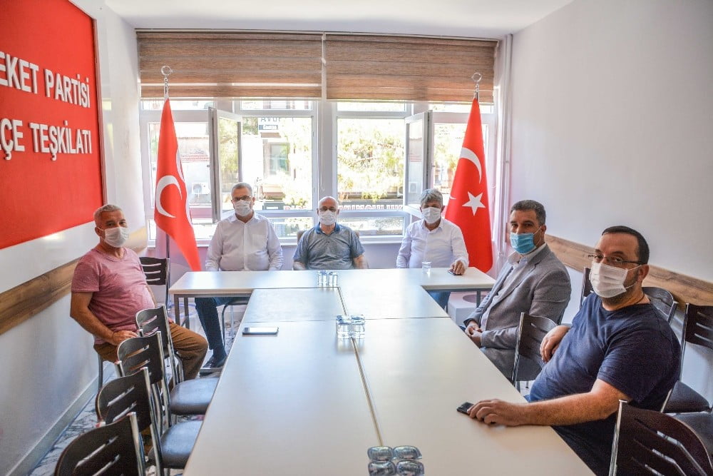 Başkan Özkan’dan MHP ilçe teşkilatına ziyaret