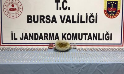 Bursa’da 851 adet uyuşturucu hap ele geçirildi