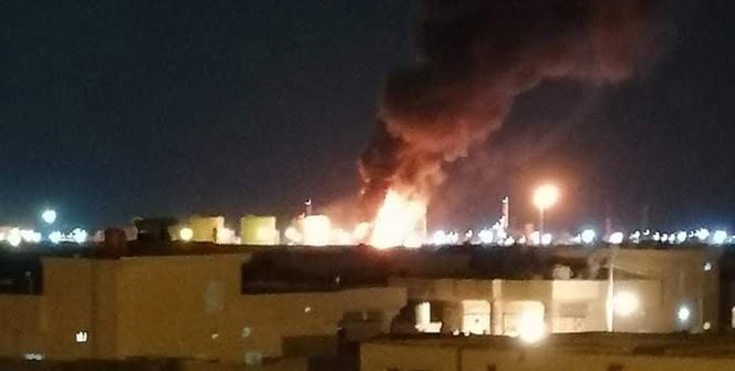 Petrol rafinerisine roketli saldırı