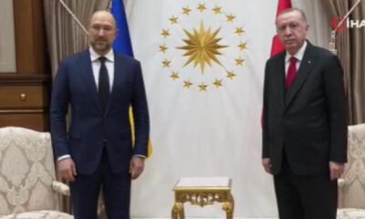 Cumhurbaşkanı Erdoğan, Ukrayna Başbakanı’nı kabul etti