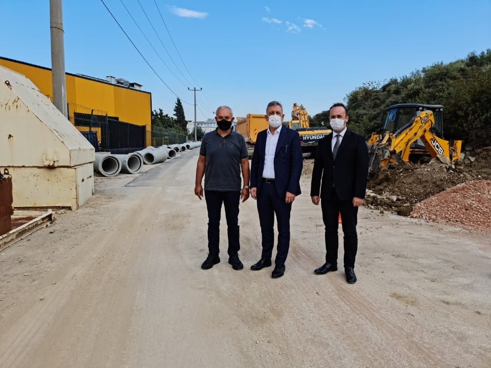 Barakfakih OSB’de altyapı çalışmaları aralıksız sürüyor