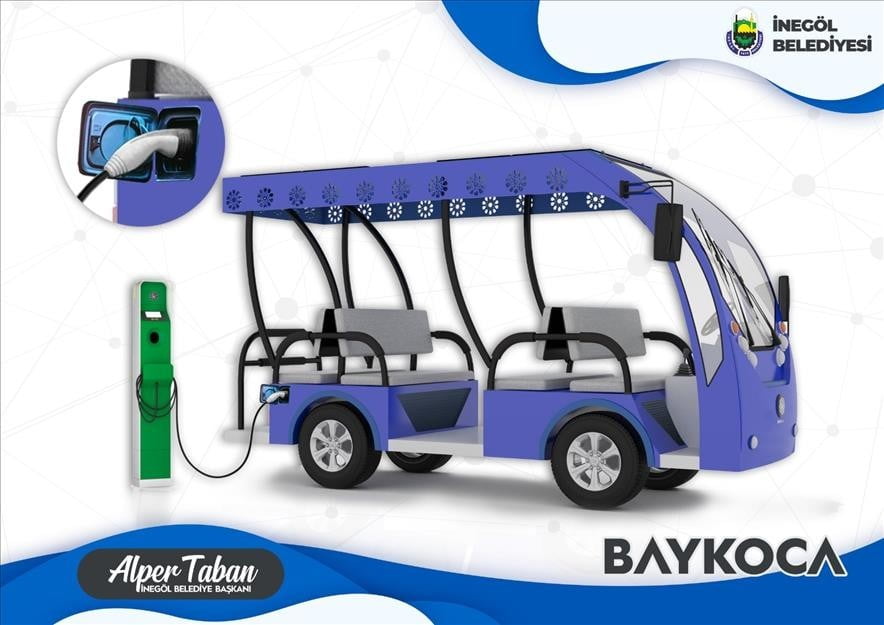 İnegöl Belediyesi elektrikli gezi aracı üretecek