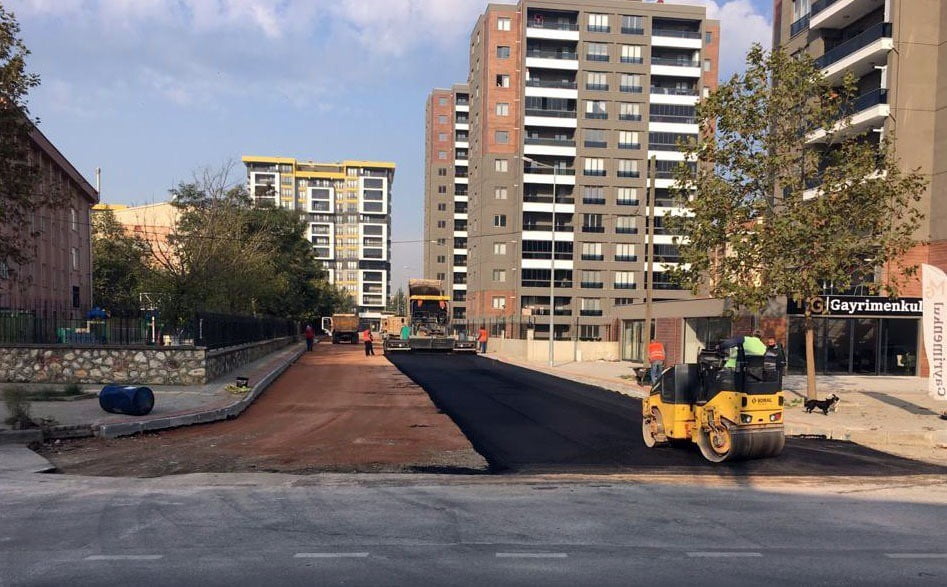 Osmangazi’de bozulan yollara makyaj