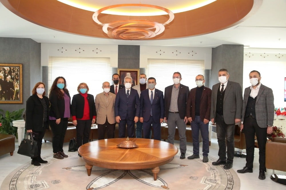 Selçuk Türkoğlu’ndan Başkan Turgay Erdem’e ziyaret