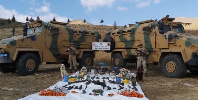 Çok sayıda mühimmat ele geçirildi